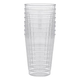 Wholesale Champs 12oz Tumbler Fluted 8ct (Clear - Polystyrene) - Perfect for drinks at Mexmax INC.