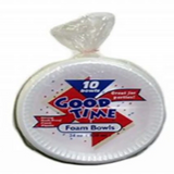Wholesale Good Time Foam Bowls 10ct- Convenient choice for Modern Mexican Groceries Mexmax INC.