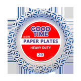Good Time Heavy Duty Paper Plate 20ct