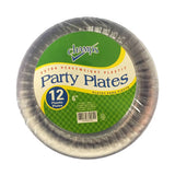 Wholesale Champs 6" Clear Polystyrene Plates - 12ct, Ideal for Bulk Catering.