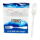 Wholesale White Plastic Forks - Durable and versatile cutlery for your business.