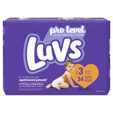 Luvs Diapers Triple Leakguards 34ct Size 3 - Case - 4 Units