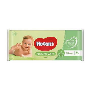 Huggies Baby Wipes Natural Care W/Aloe 56 ct