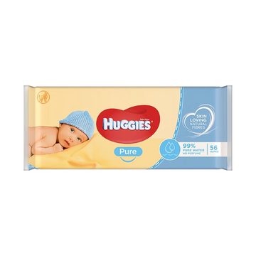 Huggies Baby Wipes Pure 56 ct