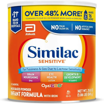 Similac sensitive infant formula powder 12.5 oz