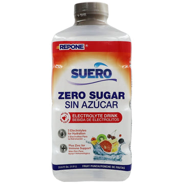 Suero Zero Sugar Fruit Punch 33.8 oz