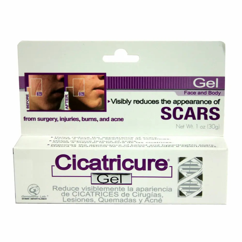 Wholesale Cicatricure Gel Cream 1oz - Genoma Lab: Effective scar treatment at Mexmax INC, your source for Mexican groceries.