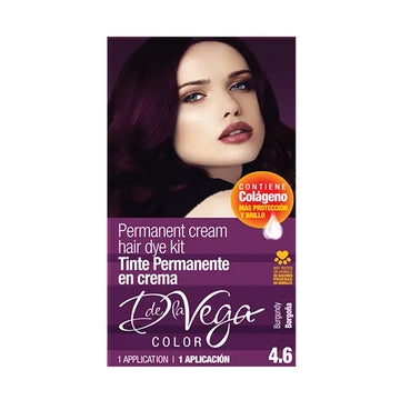 D De La Vega Hair Dye 4.6 Burgundy 1 Appl