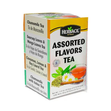 Herbacil Tea 4 Asst Flavors 40 ct