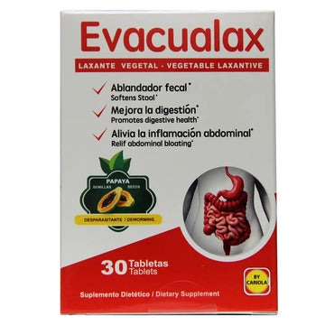 Evacualax Vegetable Laxative 30 ct