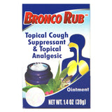 Bronco Rub Cough Suppressant 1.4 oz - Case - 6 Units