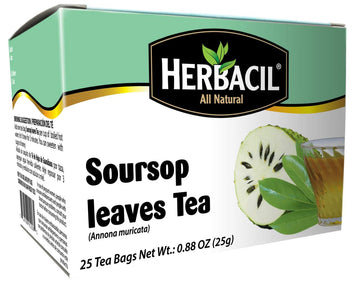 Herbacil Soursop Leaves & Mango Tea / Guanabana & Mango 25 ct