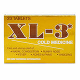 XL-3 Cold Medicine Wing Display 20 ct - Case - 12 Units