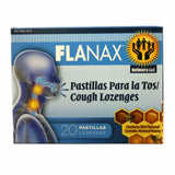 Flanax Cough Lozenges Drops 20 ct - Case - 12 Units