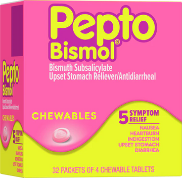 Pepto Bismol Original Chewables 4 ct