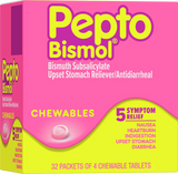 Wholesale Pepto Bismol Original Chewables- Digestive relief for your customers.