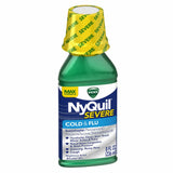Vicks Nyquil Severe Cold & Flu Liquid 8 oz - Case - 6 Units
