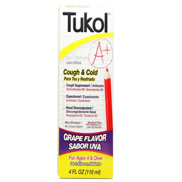 Tukol 4+ Childrens Cough & Congestion Grape 4 oz