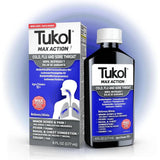 Wholesale Tukol Adult Max Action Severe Cold, Throat & Cough 6oz remedy for colds and coughs.