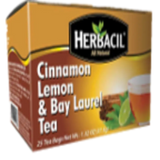 Herbacil Cinamon Lemon & Laurel Tea 25 ct - Case - 6 Units