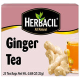Wholesale Herbacil Ginger Tea 25 ct - Get bulk packs of soothing ginger tea at Mexmax INC