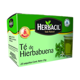 Wholesale Herbacil Spearmint (Hierbabuena) Tea 25 ct - Soothing Herbal Tea at Mexmax INC