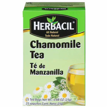 Herbacil Chamomile (Manzanilla) Tea Shipper 25 ct