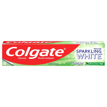 Colgate Sparkling White Whitening Toothpaste Mint Zing 8 oz