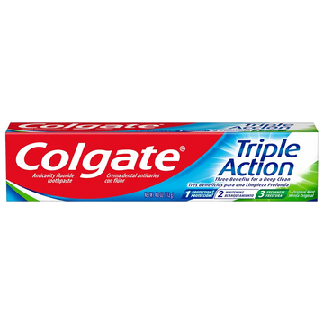 Colgate Triple Action Toothpaste Mint 4 oz