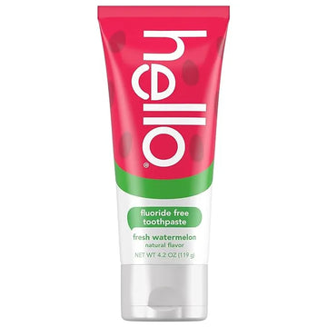 Hello Kids Fluoride Free Vegan Watermelon Toothpaste 4.24oz