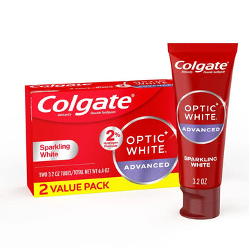 Colgate Optic White Advanced Toohpaste 2pk 3.2 oz