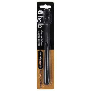 Hello Manual Toothbrush & Refill Black soft