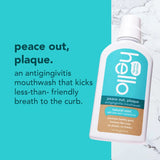 Hello Peace Out Plaque Vegan Mouthwash 16 oz