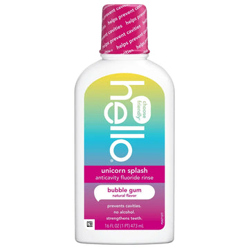 Hello Kids Unicorn Fluoride Mouthwash 16 oz