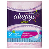 Wholesale Always Thin Scented Pantiliners- 20ct Ideal for Everyday Use at Mexmax INC