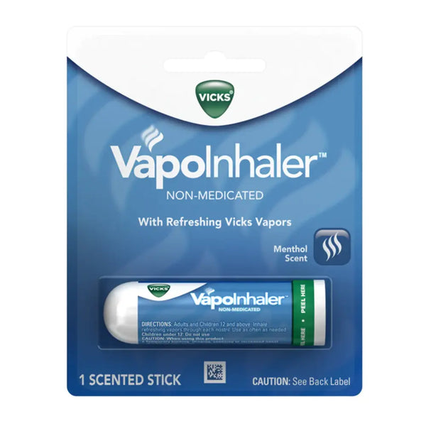 Vicks Nasal Vapo Inhaler Stick Menthol Scent  On-the-Go - 1 ct