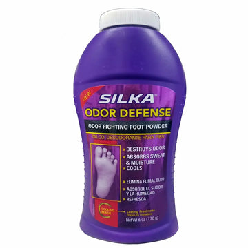 Silka Odor Defense Powder Ice 6 oz