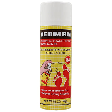 Derman Antifungal Foot Powder Spray Cream 4.6 oz