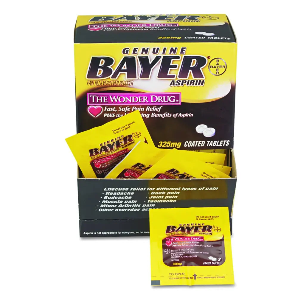 Wholesale Bayer Aspirin 2ct Dispenser- Stock up on essential pain relief at Mexmax INC.