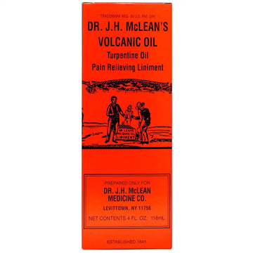 Volcanic Oil Pain Relieving Dr JH Mcleans 4 oz