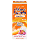 Motrin Child Original Berry 4 oz - Case - 3 Units