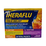 Wholesale Theraflu Severe Cold Relief 3pk - Day & Night Honey Lemon Flavor 6 ct at Mexmax INC