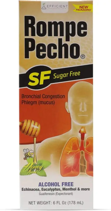 Rompe Pecho Sugar Free Congestion/Flemas 6 oz