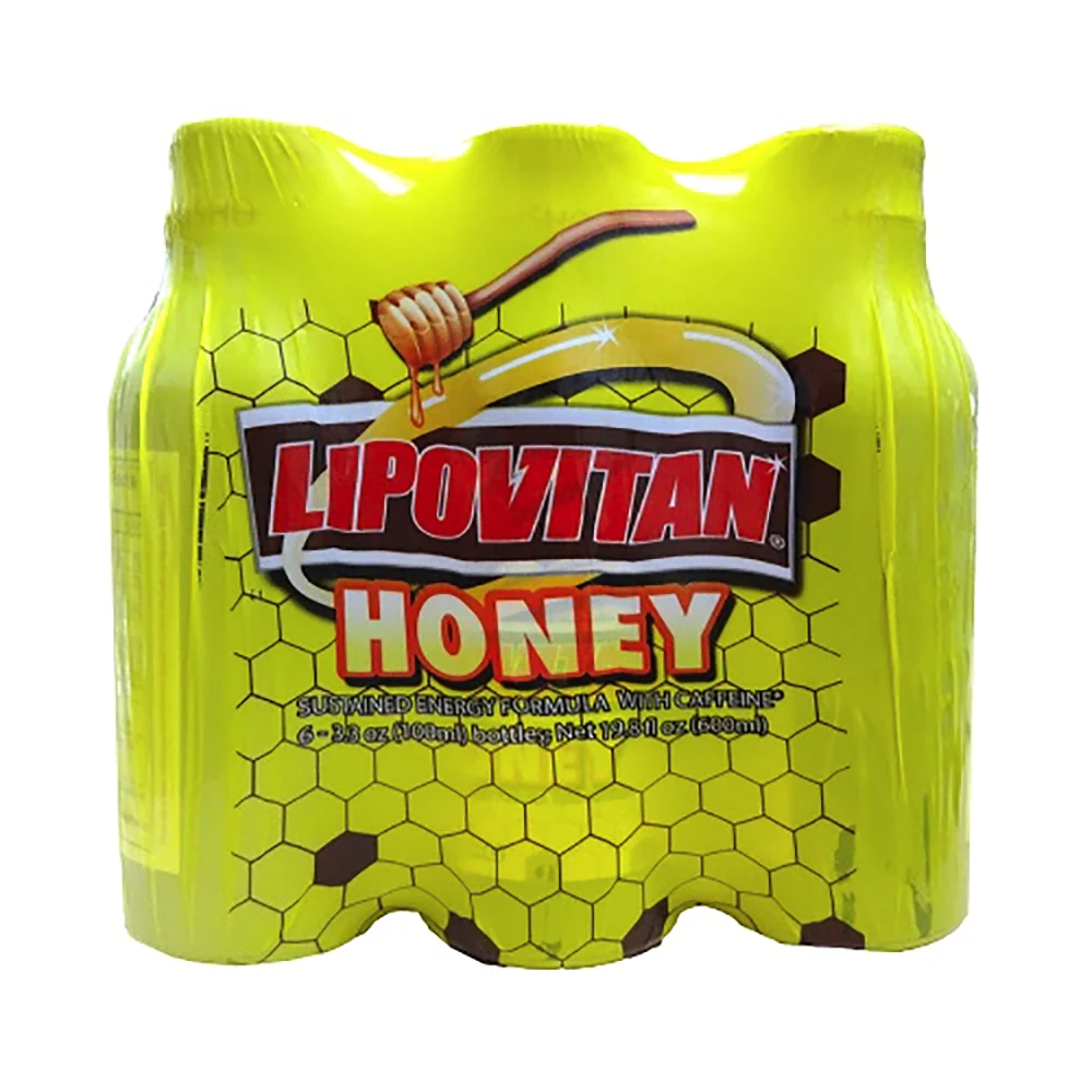 Lipovitan Vitamin Drink Honey 6 pk - Wholesale Nutrition at Mexmax INC