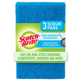 Scotch-Brite Heavy Duty Scouring Pad Blue 3 pk - Case - 10 Units