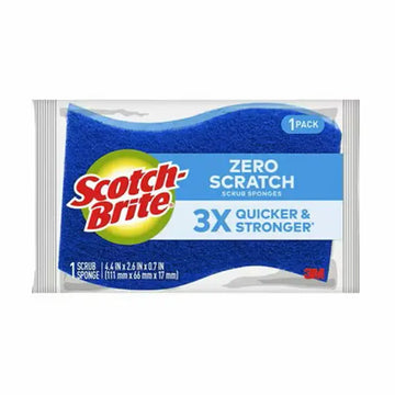 Scotch-Brite Non-Scratch Scrub Sponge Blue  1 pk