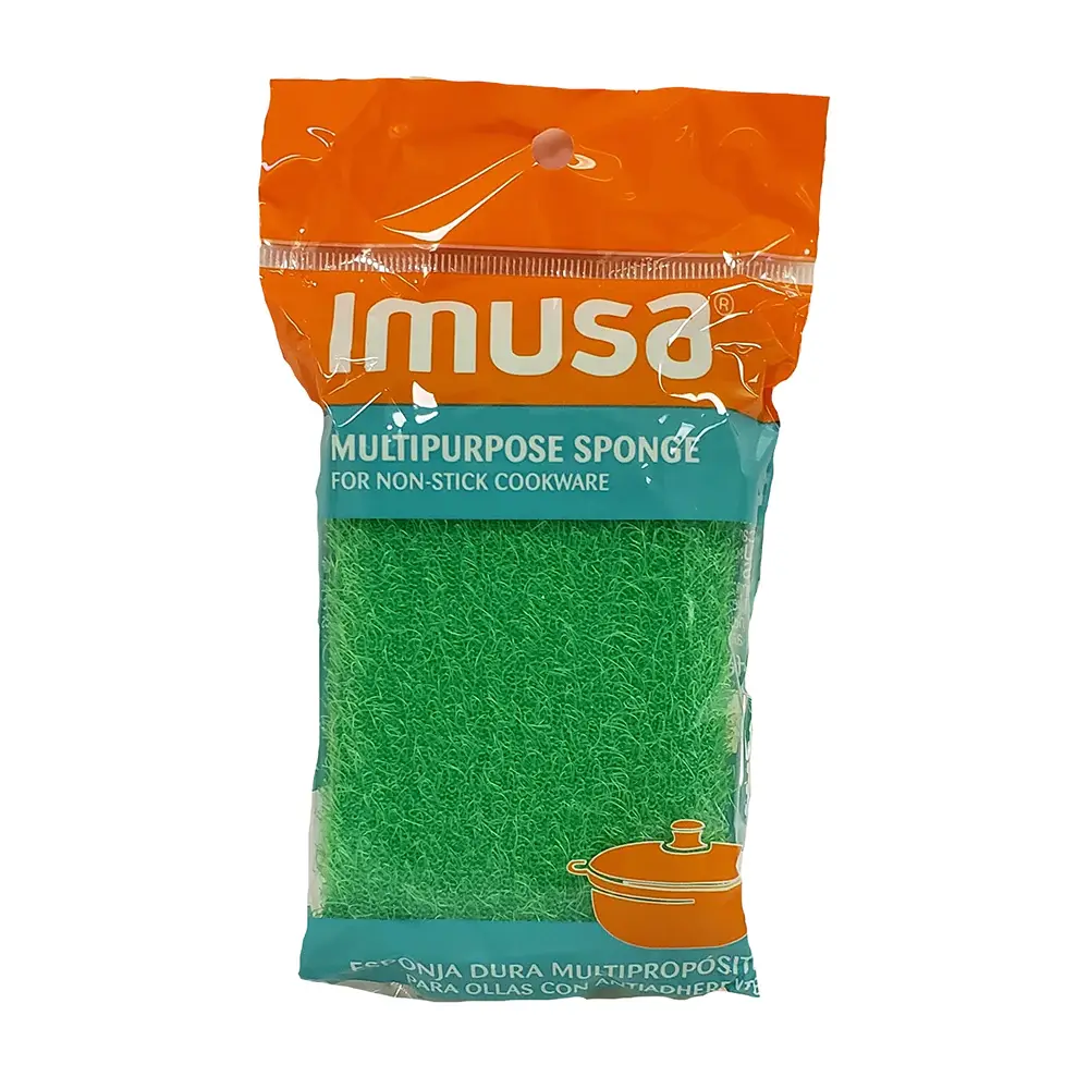 Imusa B600-2113W Multipurpose Fiber Sponge; Multicolor