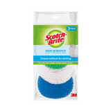 Wholesale Scotch-Brite Non-Scratch Plastic Scrubber Assorted Colors 3 pk - Safe Cleaning at Mexmax INC