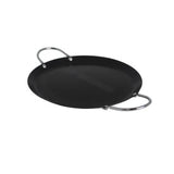 Wholesale Imusa Round Comal made of non-stick carbon steel, 9 inches, available on Mexmax INC for versatile cooking.