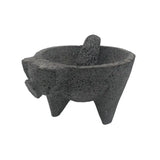 Authentic Wholesale Pig Head Molcajete - Premium Mexican Kitchenware - Mexmax INC